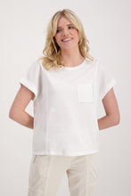 Load image into Gallery viewer, MONARI Jersey Blouse with Pocket Detail. 407698