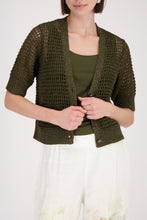 Load image into Gallery viewer, MONARI Cardigan/jacket. Knitted with Lurex embellishment 410911