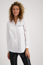 Load image into Gallery viewer, MONARI Blouse with Jersey Detail        806104
