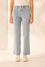 Load image into Gallery viewer, LANIA   Abby Jean.    Bleached Denim..........  3808
