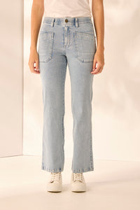 LANIA   Abby Jean.    Bleached Denim..........  3808