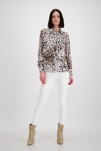 MONARI Blouse. Leopard Print.    407477