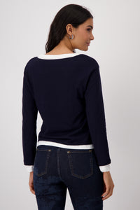 MONARI T Shirt.  Two in One.          409070