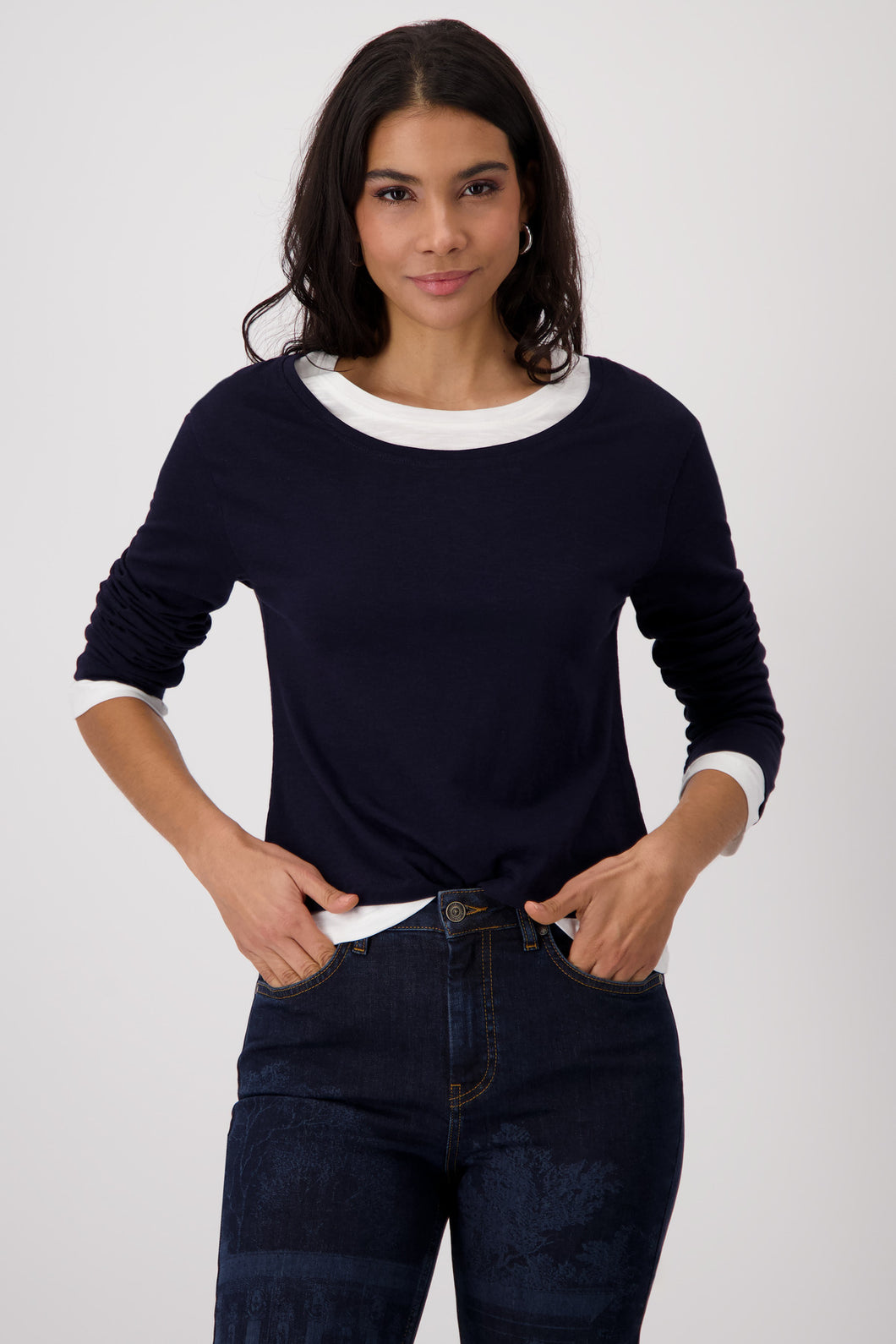 MONARI T Shirt.  Two in One.          409070