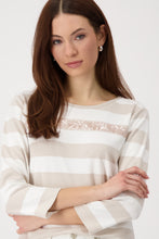 Load image into Gallery viewer, MONARI Basic Stripped Top with Jewellery    409136
