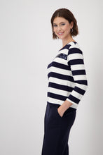 Load image into Gallery viewer, MONARI Basic Stripped Top with Jewellery    409136
