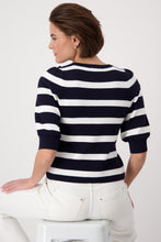 Load image into Gallery viewer, MONARI Knit. Stripes and Buttons.        409232
