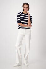 Load image into Gallery viewer, MONARI Knit. Stripes and Buttons.        409232

