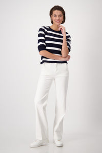 MONARI Knit. Stripes and Buttons.        409232