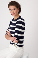 Load image into Gallery viewer, MONARI Knit. Stripes and Buttons.        409232

