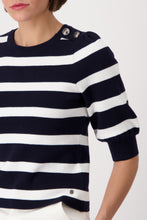 Load image into Gallery viewer, MONARI Knit. Stripes and Buttons.        409232
