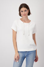 Load image into Gallery viewer, MONARI   Lux Knit Top with jewellery detail.    409363
