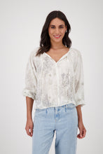 Load image into Gallery viewer, MONARI  Blouse with Coral Reef Design.    49648
