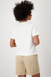 MONARI Round Neck T Shirt.   Love and Holiday      409683