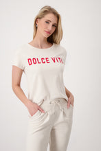 Load image into Gallery viewer, MONARI Round Neck Tee. (Dolce Vita)    409705
