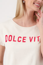 Load image into Gallery viewer, MONARI Round Neck Tee. (Dolce Vita)    409705
