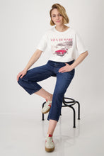 Load image into Gallery viewer, MONARI     Round Neck Tee Shirt Car Design. ......409706

