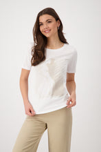 Load image into Gallery viewer, MONARI  Round Neck T-Shirt. Woman Print.        409732
