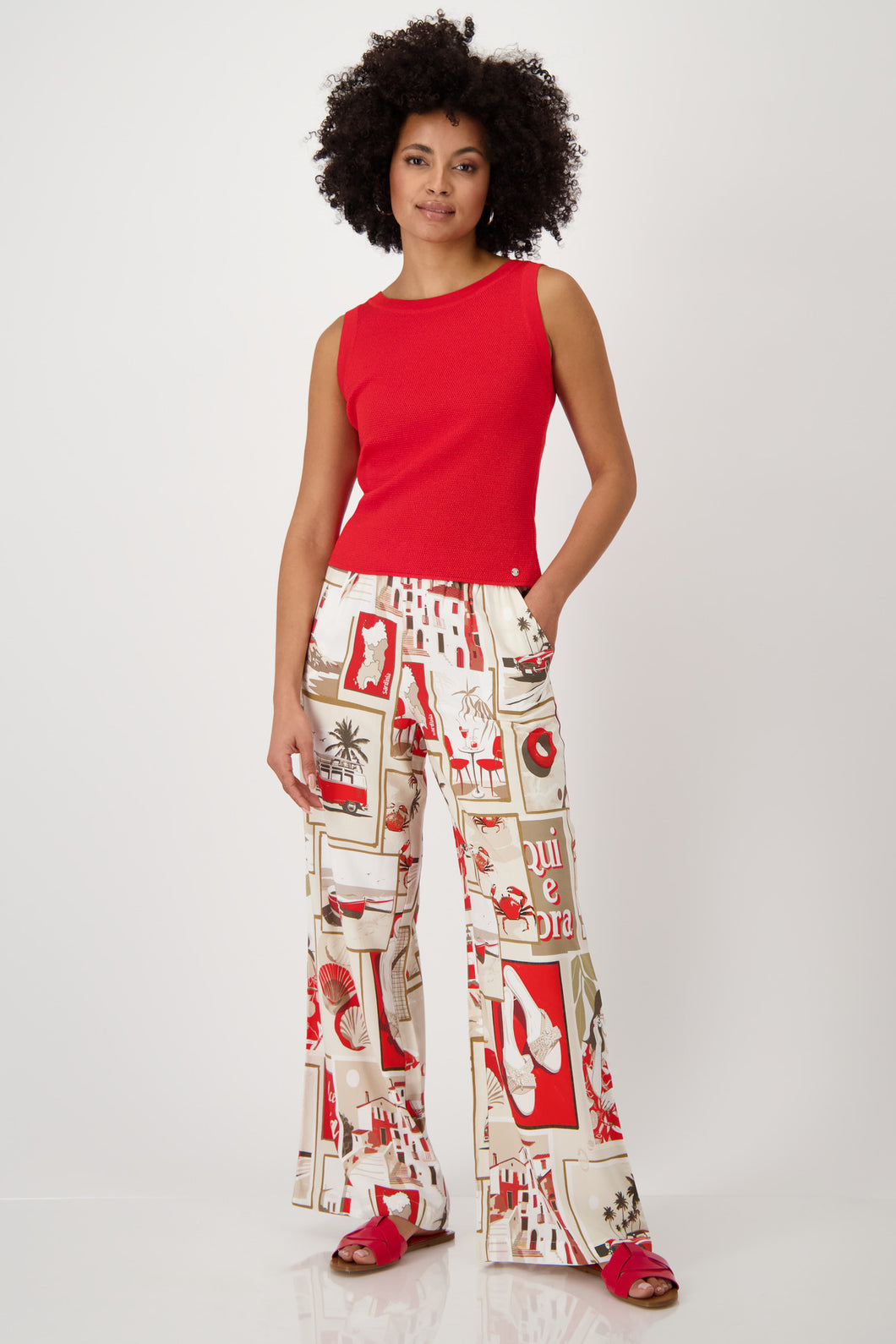MONARI Pant in Polaroid.         409744