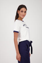 Load image into Gallery viewer, MONARI Round Neck T Shirt with Decorative Letters..........   409797
