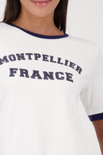 Load image into Gallery viewer, MONARI Round Neck T Shirt with Decorative Letters..........   409797
