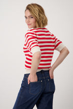 Load image into Gallery viewer, MONARI V Neck Stripped Knit.   409958
