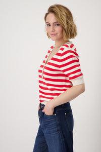 MONARI V Neck Stripped Knit.   409958