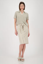Load image into Gallery viewer, MONARI Polo T Shirt.   Lux Knit with Rhinestones.                             409971                                                409971
