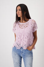 Load image into Gallery viewer, MONARI Round Neck Lace Sweater.        409994
