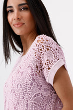 Load image into Gallery viewer, MONARI Round Neck Lace Sweater.        409994
