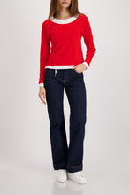 Load image into Gallery viewer, MONARI Two in One T Shirt.   410179
