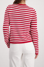 Load image into Gallery viewer, MONARI  Cardigan Jacket Stripe.       410216
