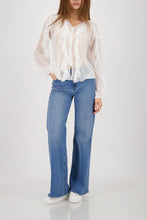 Load image into Gallery viewer, MONARI Gorgette Ruffle Blouse......................401315
