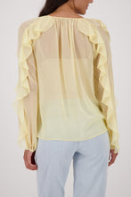 Load image into Gallery viewer, MONARI Gorgette Ruffle Blouse......................401315
