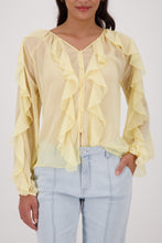 Load image into Gallery viewer, MONARI Gorgette Ruffle Blouse......................401315
