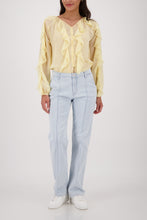 Load image into Gallery viewer, MONARI Gorgette Ruffle Blouse......................401315
