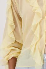 Load image into Gallery viewer, MONARI Gorgette Ruffle Blouse......................401315
