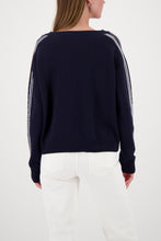 Load image into Gallery viewer, MONARI  Striped Sweater with Decoration.                    410385
