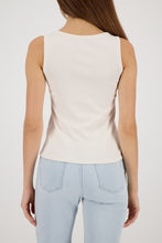 Load image into Gallery viewer, MONARI Sleeveless Cami with Diamonte Trim.    410420
