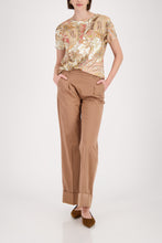 Load image into Gallery viewer, MONARI Lux T Shirt with Paisley Print.     410571
