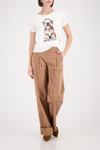 Load image into Gallery viewer, MONARI ..................Lux T Shirt with rhinestones     Puppy with earphones . 410593
