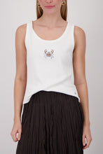 Load image into Gallery viewer, MONARI  Singlet with Crystal Embellished Crab............410820
