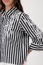 Load image into Gallery viewer, MONARI Blouse with Stripe and Embroidery......410847
