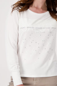MONARI T Shirt.   Glitter Print.    806827