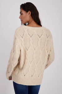 MONARI Sweater. Braid Fleece.      807225