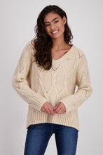 Load image into Gallery viewer, MONARI Sweater. Braid Fleece.      807225
