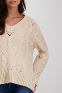 MONARI Sweater. Braid Fleece.      807225
