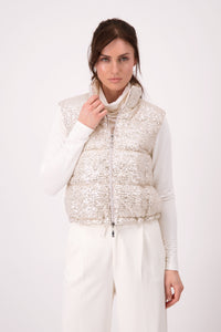 MONARI Waistcoat with sequins.   807296