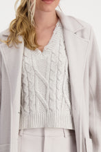 Load image into Gallery viewer, MONARI   Lapel Collar  Long Line Coat.       807905
