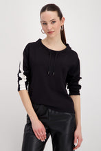 Load image into Gallery viewer, MONARI     L/S Sweat with Contrast Stripe.            808884
